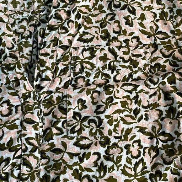 Anne Taylor Floral-Print Blouse - XS - Picture 3 of 4